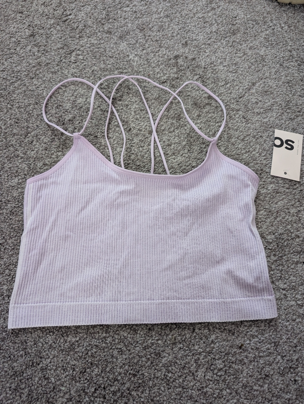 NWT SO Seamless Bungee Cropped Cami